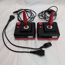 Conjunto de joysticks de controle de comando Atari 5200 Wico e adaptador Y de substituição funcionando comprar usado  Enviando para Brazil