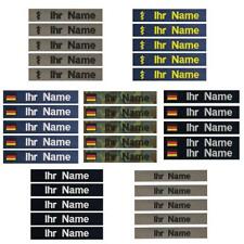 5 Stück Namensbänder nach Bundeswehrvorschrift, Flagge, Äskulapstab, oliv, schw. comprar usado  Enviando para Brazil
