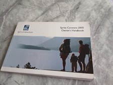 Sprite caravan handbook for sale  STALYBRIDGE