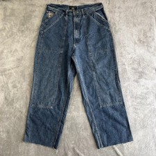 Jeans jeans masculino Double RL RRL Ralph Lauren carpinteiro carga 34x32 EUA comprar usado  Enviando para Brazil