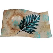 Turquoise fern leaf for sale  UK