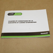 Carnet entretien kawasaki d'occasion  Neuilly-en-Thelle