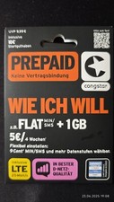 Congstar prepaid vertragsbindu gebraucht kaufen  München