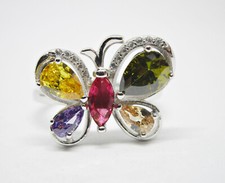 Anello farfalla argento usato  Padova