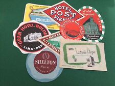 Vintage hotel luggage for sale  HOVE
