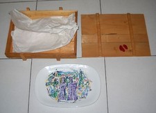 Piatto artista ceramica usato  Settimo Torinese