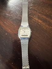 Relógio masculino vintage CASIO quartzo AQ-340 Ana-Digi módulo 309 comprar usado  Enviando para Brazil