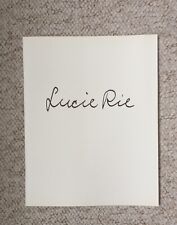 Lucie rie galerie for sale  READING