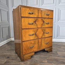 vintage walnut bedroom furniture for sale  SPILSBY