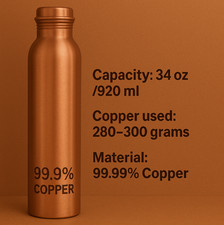 Pure copper water for sale  Burtonsville