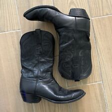 Lucchese black leather for sale  El Paso