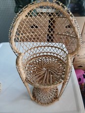 Vintage peacock wicker for sale  Palmyra