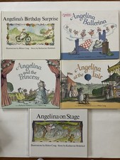 Lot of 5 Angelina Ballerina Books by Katharine Holabird Helen Craig Hardcover comprar usado  Enviando para Brazil