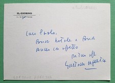 Afeltra gaetano autografo usato  Lucca