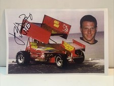 Folheto/cartão postal autografado John Van Den Berg Winged Sprint Car Racing comprar usado  Enviando para Brazil