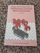 Design and Construction of Interlocking Concrete Block Pavements | Shackel 1990, usado comprar usado  Enviando para Brazil