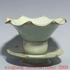 7,6"China Song forno oficial Ru bandeja de porcelana paletes prato palácio da dinastia, usado comprar usado  Enviando para Brazil