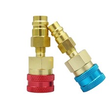 2x Adapter Połączenie R1234YF do R134A Szybkozłącze Klimatyzacja Auto Klimatyzacja DE, używany na sprzedaż  Wysyłka do Poland
