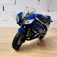 Bicicleta de motocicleta de metal fundido Maisto 1:18 Yamaha YZF-R6 2008 azul branca prata comprar usado  Enviando para Brazil