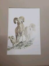 Mountain goat print for sale  Covington