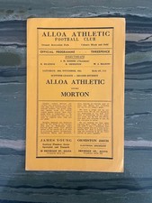 Alloa athletic morton for sale  BRAINTREE