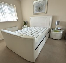 Montreal white bed for sale  BOLTON