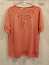 Pull rose saumon d'occasion  Bourg-de-Thizy