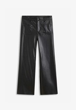 Lederimitat hose schwarz gebraucht kaufen  Deutschland