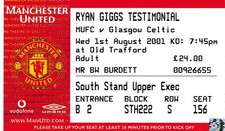 Ticket manchester united for sale  LONDON
