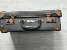 Antique leather suitcase for sale  HULL