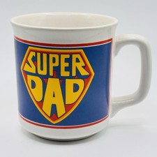 Caneca de café vintage Super Dad década de 1980 SWIB presente dia dos pais Coreia comprar usado  Enviando para Brazil