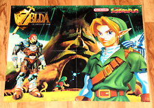 Pôster GameCube The Legend of Zelda Ocarina of Time / Tomb Raider III 3 PS1 N64., usado comprar usado  Enviando para Brazil