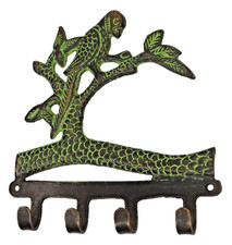 Gancho para cabide de parede design papagaio estilo vintage feito à mão pano de latão chave toalha, usado comprar usado  Enviando para Brazil