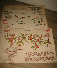 Broderie ancienne lot d'occasion  Neuville-aux-Bois