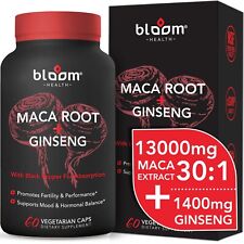 Maca + Ginseng Maior Potência Disponível 14.400mg Suporta Resistência do Desejo - 60CT comprar usado  Enviando para Brazil
