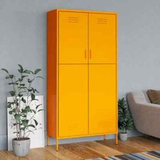 Guarda-roupa NNEVL amarelo mostarda 90x50x180 cm aço comprar usado  Enviando para Brazil