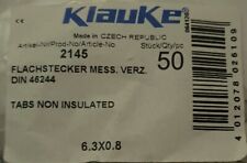 Klauke flachstecker 2145 gebraucht kaufen  Hamburg