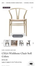 Carl hansen wishbone for sale  Provincetown
