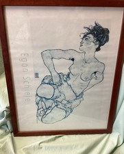 Framed poster egon for sale  BECCLES