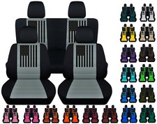 Conjunto completo de capas de assento ajustadas para caminhão Nissan Frontier 98-04 bandeira americana comprar usado  Enviando para Brazil