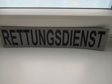 Rettungsdienst rückenschild k gebraucht kaufen  Siegen