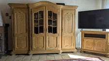 Wohnzimmerschrank eiche massiv gebraucht kaufen  Eschweiler