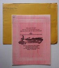 Kit de réplica Lamborghini Counttach original 1986 pacote de folheto - Carros exóticos do nordeste comprar usado  Enviando para Brazil