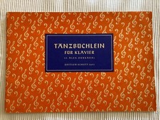 Tanzbüchlein klavier edition gebraucht kaufen  Schwelm