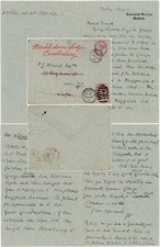 1890 letter cavendish for sale  LONDON