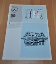 Folheto de caminhão Mercedes Benz OM 352 motor G 3/65 caminhão Prospekt comprar usado  Enviando para Brazil