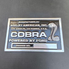 Placa de matrícula de chassi 427 Cobra emblema de carro comprar usado  Enviando para Brazil