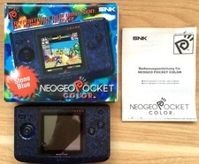 CONSOLE SNK NEO GEO POCKET COLOR STONE BLUE COMPLÈTE BOÎTE NOTICE PAL EURO CIB comprar usado  Enviando para Brazil