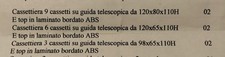 Cassettiera guida telescopica usato Cassettiera guida telescopica usato  Valverde