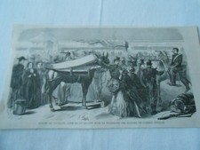 Gravure 1859 départ d'occasion  La Verpillière
